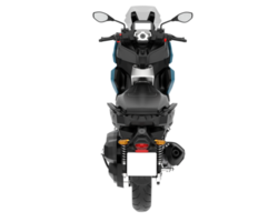 moto isolée sur fond transparent. rendu 3d - illustration png