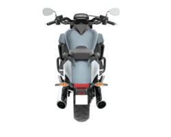 Motorrad isoliert auf transparentem Hintergrund. 3D-Rendering - Abbildung png