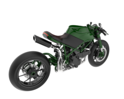 motorfiets geïsoleerd Aan transparant achtergrond. 3d renderen - illustratie png