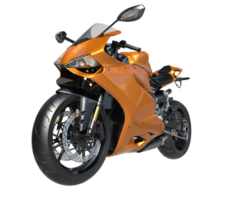 Motorcycle isolated on transparent background. 3d rendering - illustration png