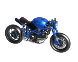 motorcykel isolerat på transparent bakgrund. 3d tolkning - illustration png