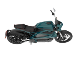 motocicleta aislada sobre fondo transparente. Representación 3d - ilustración png