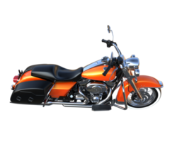 Motorcycle isolated on transparent background. 3d rendering - illustration png