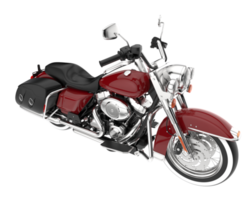 Motorcycle isolated on transparent background. 3d rendering - illustration png