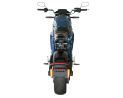 motocicleta isolada em fundo transparente. renderização 3D - ilustração png