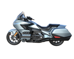 Motorrad isoliert auf transparentem Hintergrund. 3D-Rendering - Abbildung png