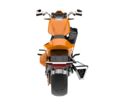 Motorcycle isolated on transparent background. 3d rendering - illustration png