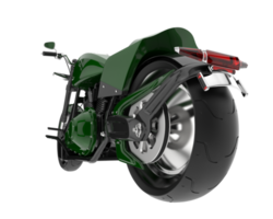 motorcykel isolerat på transparent bakgrund. 3d tolkning - illustration png