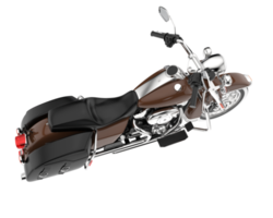 motocicleta isolada em fundo transparente. renderização 3D - ilustração png