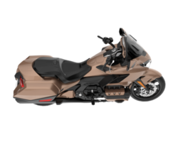 motorcykel isolerat på transparent bakgrund. 3d tolkning - illustration png