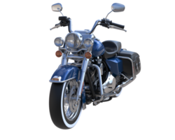 motocicleta isolada em fundo transparente. renderização 3D - ilustração png