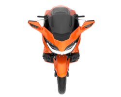 motocicleta isolada em fundo transparente. renderização 3D - ilustração png