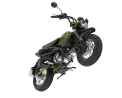 Motorcycle isolated on transparent background. 3d rendering - illustration png