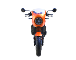 Motorrad isoliert auf transparentem Hintergrund. 3D-Rendering - Abbildung png