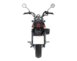 moto isolée sur fond transparent. rendu 3d - illustration png