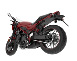 Motorcycle isolated on transparent background. 3d rendering - illustration png