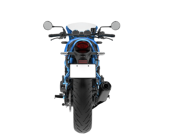 Motorrad isoliert auf transparentem Hintergrund. 3D-Rendering - Abbildung png