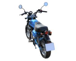 motocicleta aislada sobre fondo transparente. Representación 3d - ilustración png