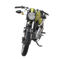 motocicleta isolada em fundo transparente. renderização 3D - ilustração png