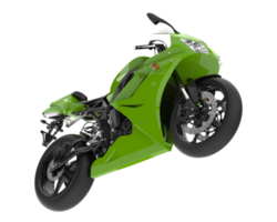 motocicleta isolada em fundo transparente. renderização 3D - ilustração png