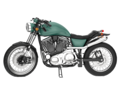 moto isolée sur fond transparent. rendu 3d - illustration png