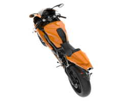 Motorcycle isolated on transparent background. 3d rendering - illustration png