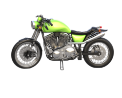 motorcykel isolerat på transparent bakgrund. 3d tolkning - illustration png