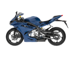 moto isolée sur fond transparent. rendu 3d - illustration png