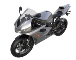 Motorcycle isolated on transparent background. 3d rendering - illustration png