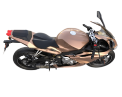 Motorrad isoliert auf transparentem Hintergrund. 3D-Rendering - Abbildung png