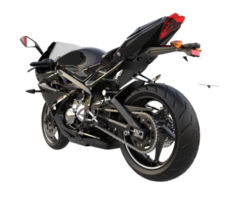 Motorcycle isolated on transparent background. 3d rendering - illustration png