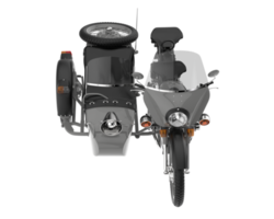 Motorcycle isolated on transparent background. 3d rendering - illustration png