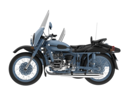 Motorcycle isolated on transparent background. 3d rendering - illustration png