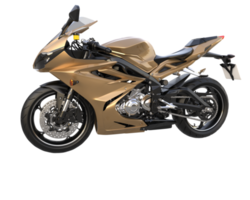 Motorrad isoliert auf transparentem Hintergrund. 3D-Rendering - Abbildung png