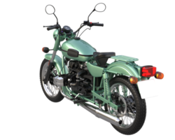 moto isolée sur fond transparent. rendu 3d - illustration png