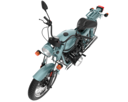 moto isolée sur fond transparent. rendu 3d - illustration png