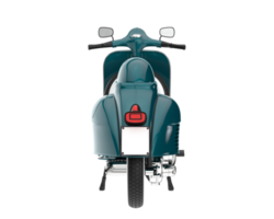 motocicleta isolada em fundo transparente. renderização 3D - ilustração png