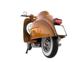 moto isolée sur fond transparent. rendu 3d - illustration png