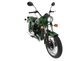 motocicleta aislada sobre fondo transparente. Representación 3d - ilustración png