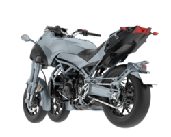 Motorcycle isolated on transparent background. 3d rendering - illustration png