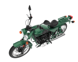 moto isolée sur fond transparent. rendu 3d - illustration png