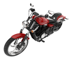 Motorcycle isolated on transparent background. 3d rendering - illustration png