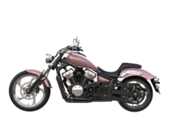 Motorcycle isolated on transparent background. 3d rendering - illustration png