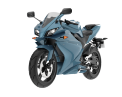 moto isolée sur fond transparent. rendu 3d - illustration png