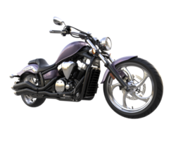 Motorcycle isolated on transparent background. 3d rendering - illustration png