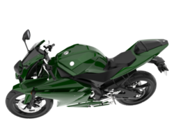 Motorcycle isolated on transparent background. 3d rendering - illustration png