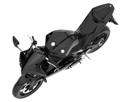 Motorcycle isolated on transparent background. 3d rendering - illustration png