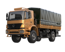 Truck isolated on transparent background. 3d rendering - illustration png