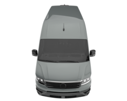 Cargo van isolated on transparent background. 3d rendering - illustration png