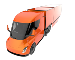 Truck isolated on transparent background. 3d rendering - illustration png